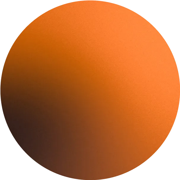 an orange circle